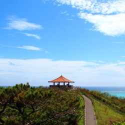 絶景景色の玉取崎展望台