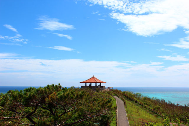 絶景景色の玉取崎展望台